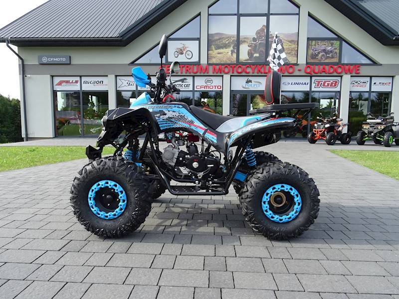 QUAD XTR 008/8 PRO 125 KOŁA 8" 3+1 • Kolor: Czarno/niebieski