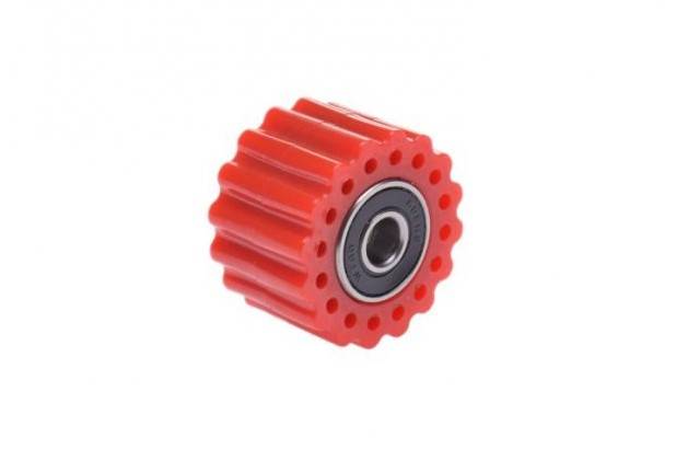 ROLKA NAPINACZA ŁAŃCUCHA NAPĘDOWEGO 38MM CZERWONA