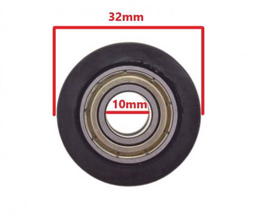 ROLKA NAPINACZA ŁAŃCUCHA NAPĘDOWEGO 32 MM CZARNA