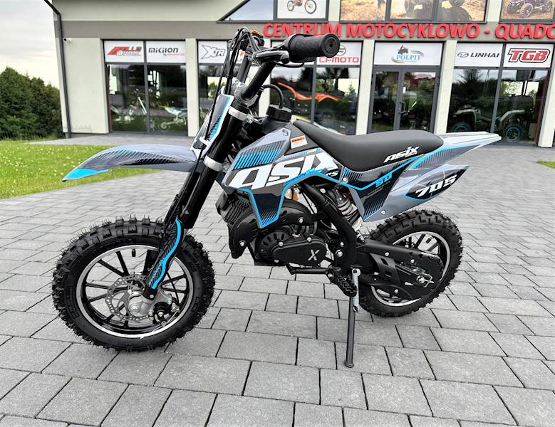 MINI CROSS LIYA 705 E-START 50cc 10/10 CZARNO-ZIEL