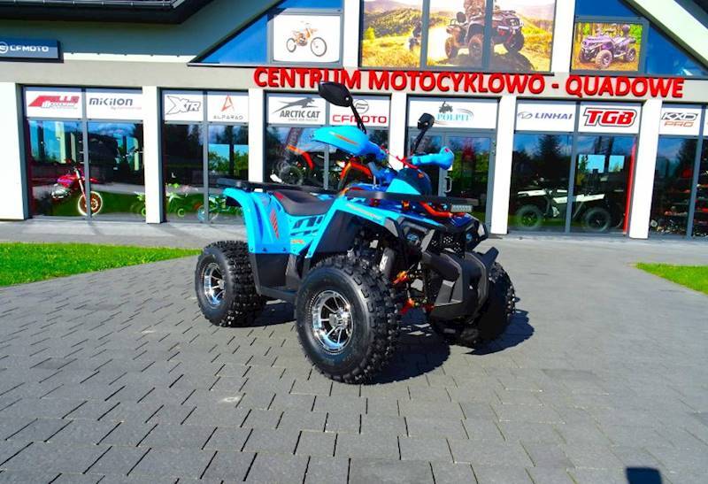 ASIX FOURCRAFT ALU 125CC • Kolor: Niebiesko/pomarańczowy • Rodzaj skrzyni: Półautomat
