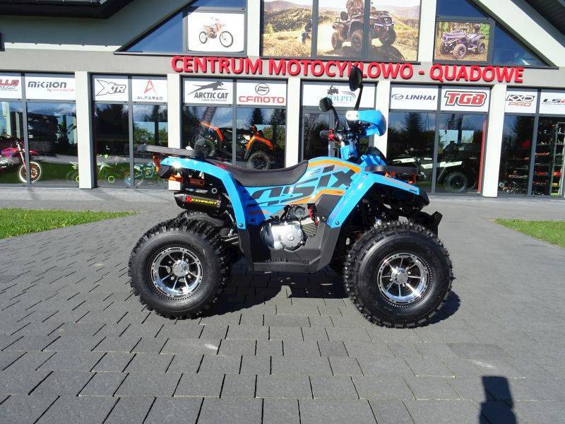 ASIX FOURCRAFT ALU 125CC • Kolor: Niebiesko/pomarańczowy • Rodzaj skrzyni: Półautomat