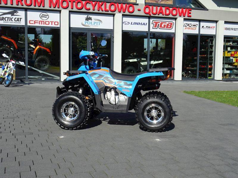 ASIX FOURCRAFT ALU 125CC • Kolor: Niebiesko/pomarańczowy • Rodzaj skrzyni: Półautomat