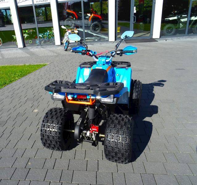 ASIX FOURCRAFT ALU 125CC • Kolor: Niebiesko/pomarańczowy • Rodzaj skrzyni: Półautomat