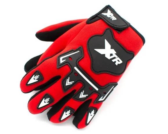 RĘKAWICE JUNIOR X1 • Kolor: Czerwony • Rozmiar: M