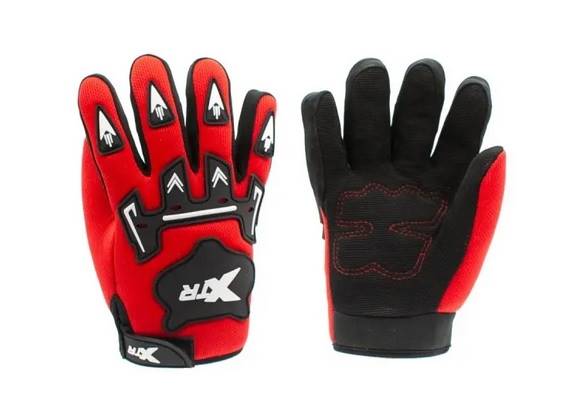 RĘKAWICE JUNIOR X1 • Kolor: Czerwony • Rozmiar: M