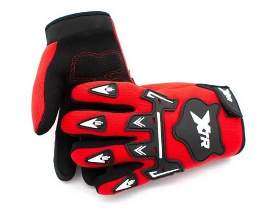 RĘKAWICE JUNIOR X1 • Kolor: Czerwony • Rozmiar: M