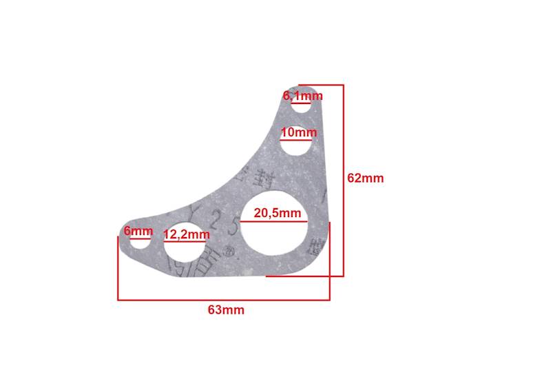 USZCZELKA GŁOWICY I CYLINDRA KPL. ATV 110-125CC -53.00 MM
