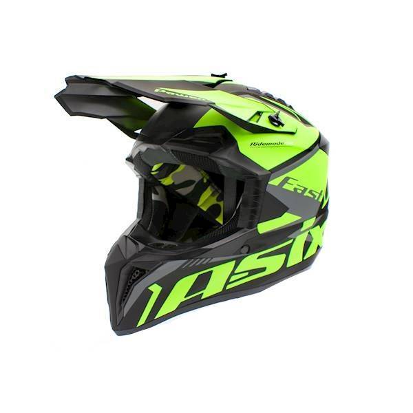 KASK JUNIOR CROSS 127 CZARNO-ŻÓŁTY