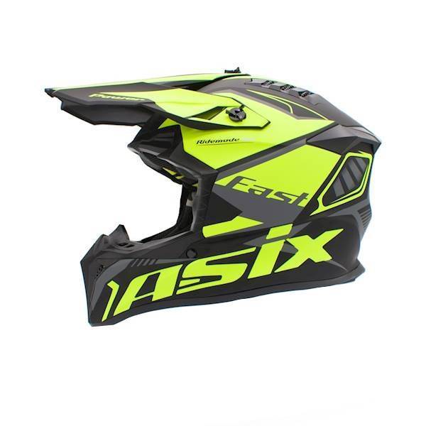 KASK JUNIOR CROSS 127 CZARNO-ŻÓŁTY • Rozmiar: S