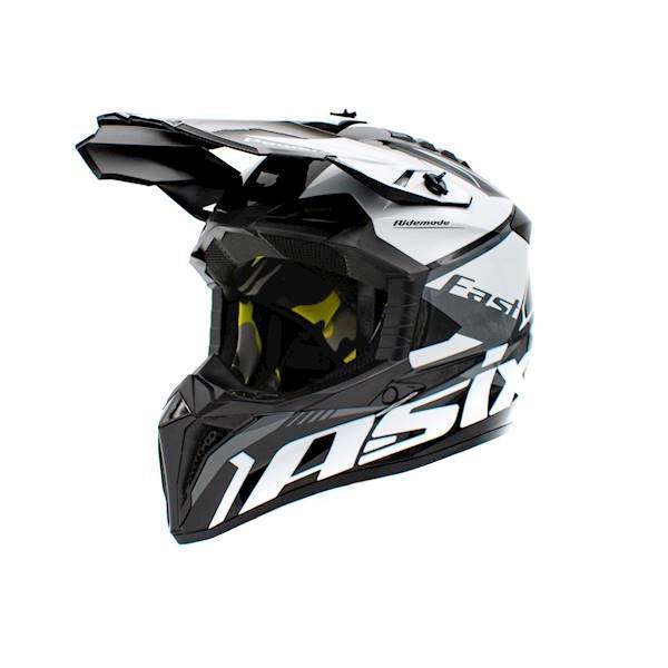 KASK JUNIOR CROSS 127 BIAŁY