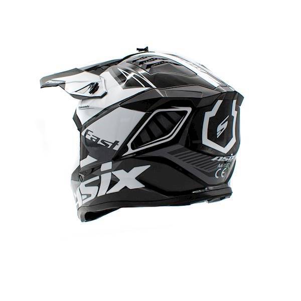 KASK JUNIOR CROSS 127 BIAŁY • Rozmiar: XL