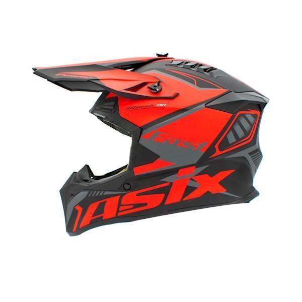 KASK JUNIOR CROSS 127 POMARAŃCZOWY • Rozmiar: L