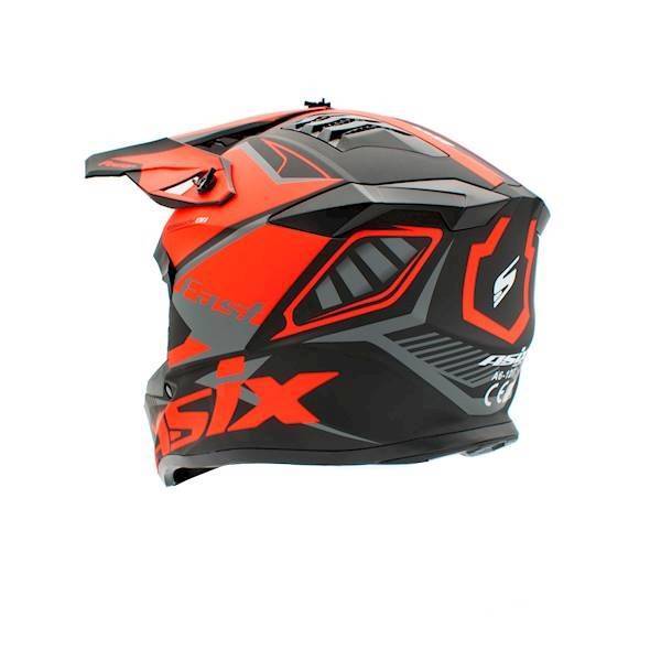 KASK JUNIOR CROSS 127 POMARAŃCZOWY • Rozmiar: L