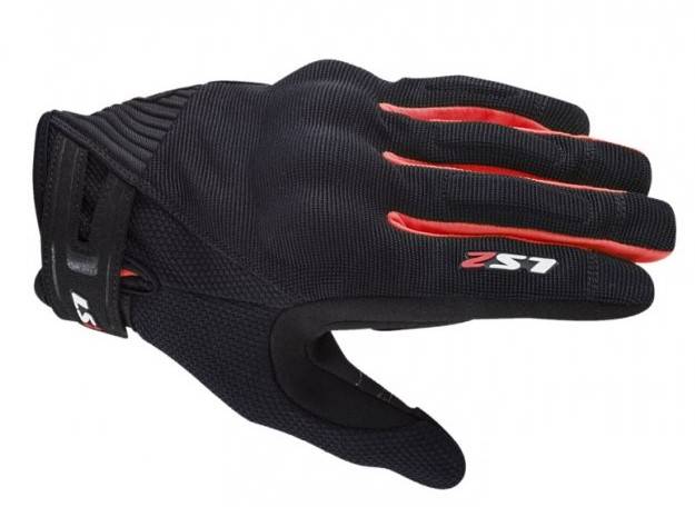 RĘKAWICE LS2 DART 2 MAN BLACK RED