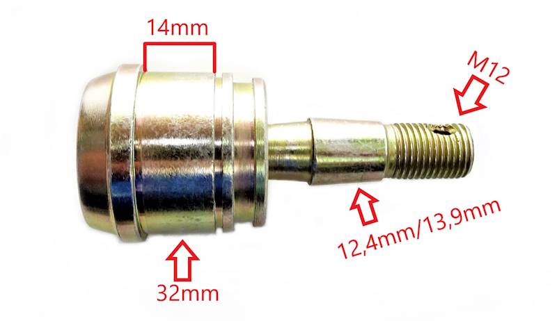 SWORZEŃ WAHACZA M12 32/14 ATV 