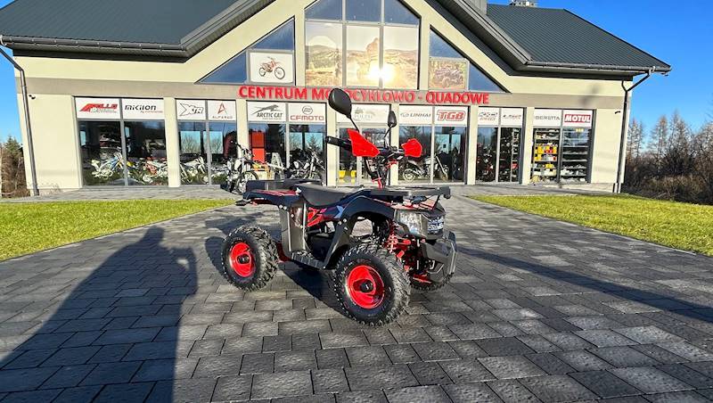 MINI QUAD XTR E-M14/6 PRO 1200W CZARNO-CZERWONY • MINI QUAD XTR E-M14/6 PRO 1200W • Kolor: Czarno/czerwony