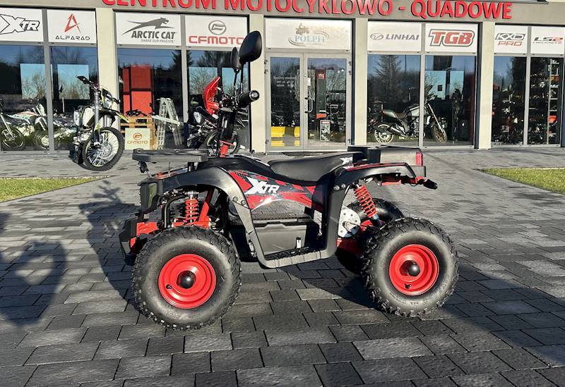 MINI QUAD XTR E-M14/6 PRO 1200W CZARNO-CZERWONY • MINI QUAD XTR E-M14/6 PRO 1200W • Kolor: Czarno/czerwony