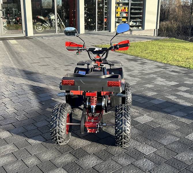 MINI QUAD XTR E-M14/6 PRO 1200W CZARNO-CZERWONY • MINI QUAD XTR E-M14/6 PRO 1200W • Kolor: Czarno/czerwony