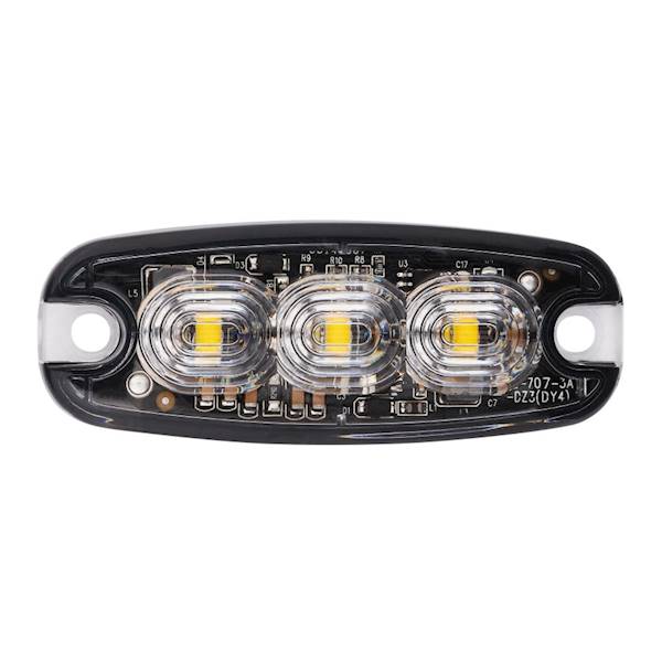 LAMPA STROBO 3X LED SLIM