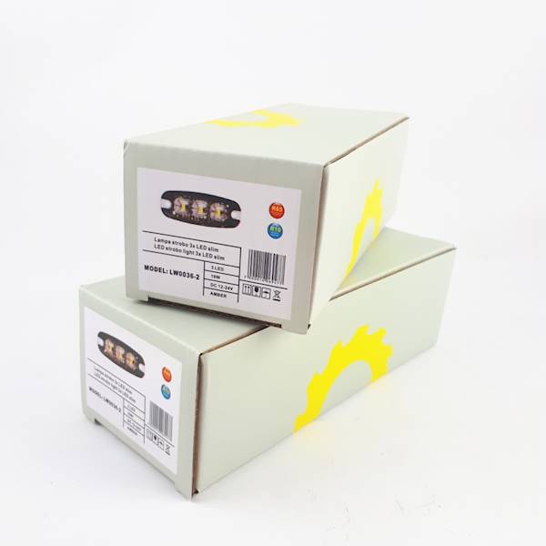 LAMPA STROBO 3X LED SLIM