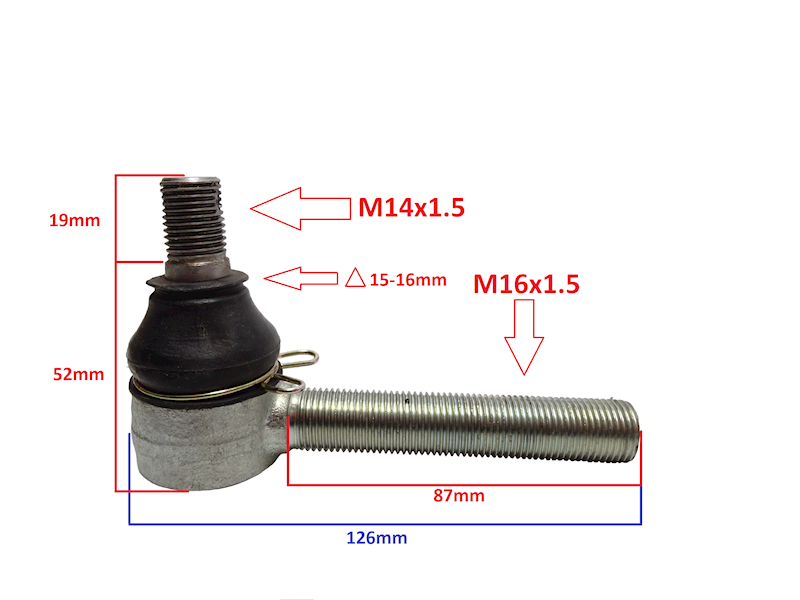 SWORZEŃ WAHACZA GÓRNEGO M14x1,5/M16x1,5