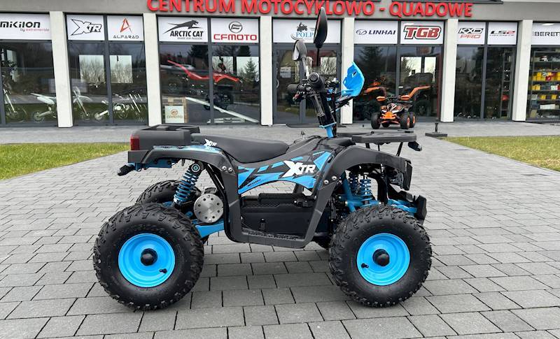 MINI QUAD XTR E-M14/6 PRO 1200W CZARNO-NIEBIESKI • MINI QUAD XTR E-M14/6 PRO 1200W • Kolor: Czarno/niebieski