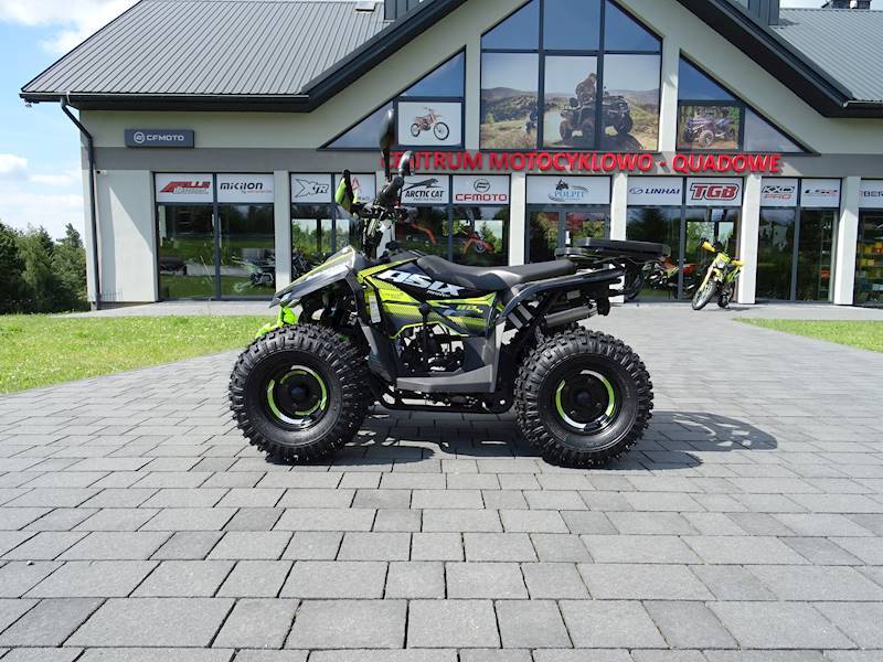 QUAD ASIX MUDDY A2 110 7 1+1 • Kolor: Czarno/limonkowy