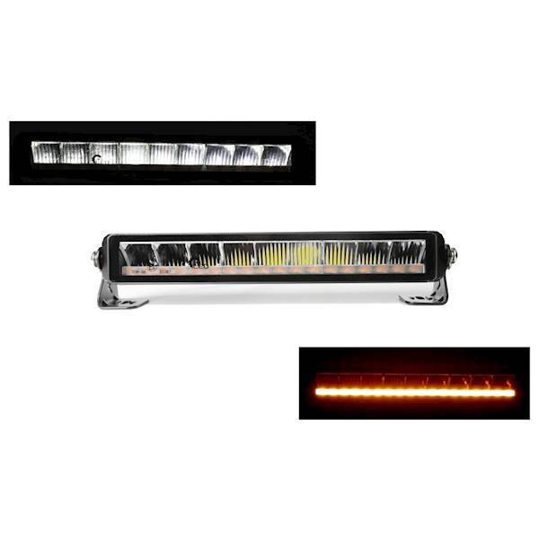 LIGHT BAR / LISTWA / PANEL LED 3400 LM + PASEK PULSACYJNY POMARAŃCZOWY OSTRZEGAWCZY 