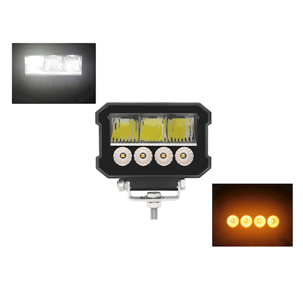 LAMPA ROBOCZA LED 1600LM + PASEK OSTRZEGAWCZY