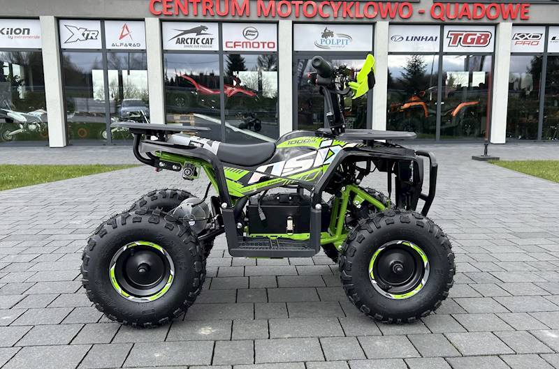 MINI QUAD ASIX E-M10/6 1000W • Kolor: Czarno/zielony