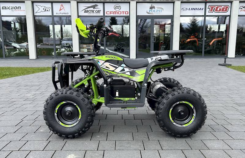 MINI QUAD ASIX E-M10/6 1000W • Kolor: Czarno/zielony