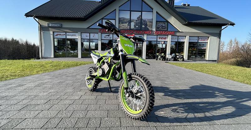 MINI CROSS ASIX XB16 A1 60CC 12/10 2T P-START • Kolor: Czarno/zielony • Rodzaj skrzyni: Automat