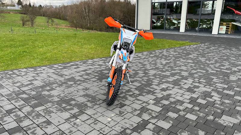 CROSS ASIX DT 125CC E-START 17/14 • Kolor: Biało/pomarańczowy
