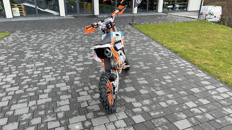 CROSS ASIX DT 125CC E-START 17/14 • Kolor: Biało/pomarańczowy