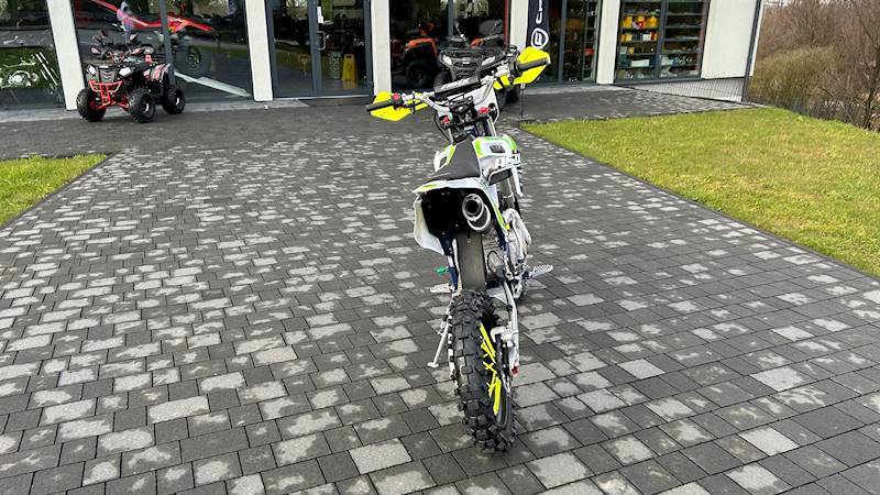 CROSS ASIX DT 125CC E-START 17/14 • Kolor: Biało/zielony
