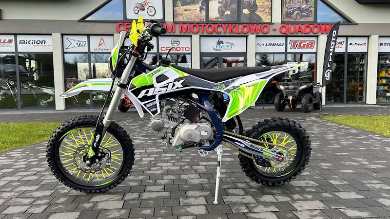 CROSS ASIX DT 125CC E-START 17/14 • Kolor: Biało/zielony