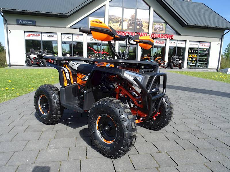 MINI QUAD ASIX E-M10/6 1000W • Kolor: Czarno/pomarańczowy