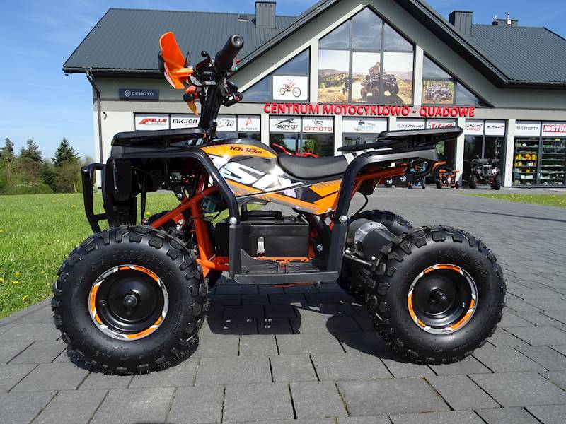 MINI QUAD ASIX E-M10/6 1000W • Kolor: Czarno/pomarańczowy