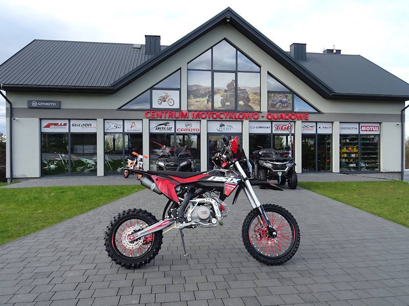 CROSS ASIX DT 125CC E-START 17/14 • Kolor: Czarno/czerwony