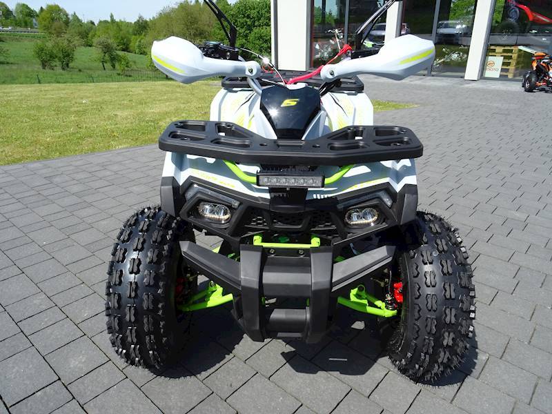 ASIX FOURCRAFT ALU 3+1 125CC • Kolor: Szaro/limonkowy • Rodzaj skrzyni: Półautomat