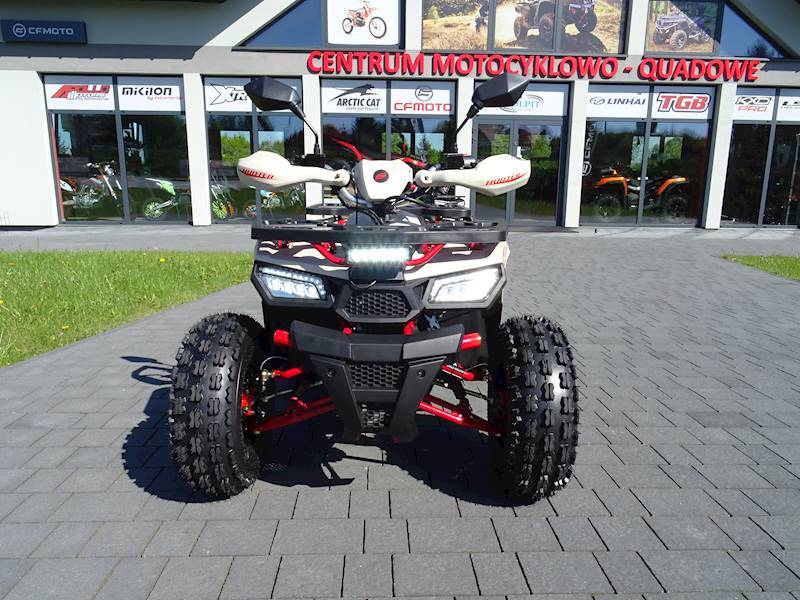 QUAD ASIX HUNTER 125 8 1+1 PIASKOWO-CZERWONY • QUAD ASIX HUNTER 125CC 8" 1+1 • Kolor: Czerwony