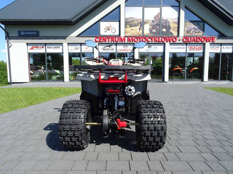 QUAD ASIX HUNTER 125 8 1+1 PIASKOWO-CZERWONY • QUAD ASIX HUNTER 125CC 8" 1+1 • Kolor: Czerwony