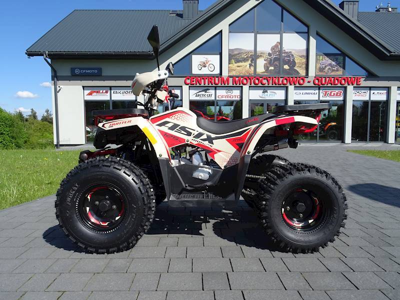 QUAD ASIX HUNTER 125 8 1+1 PIASKOWO-CZERWONY • QUAD ASIX HUNTER 125CC 8" 1+1 • Kolor: Czerwony