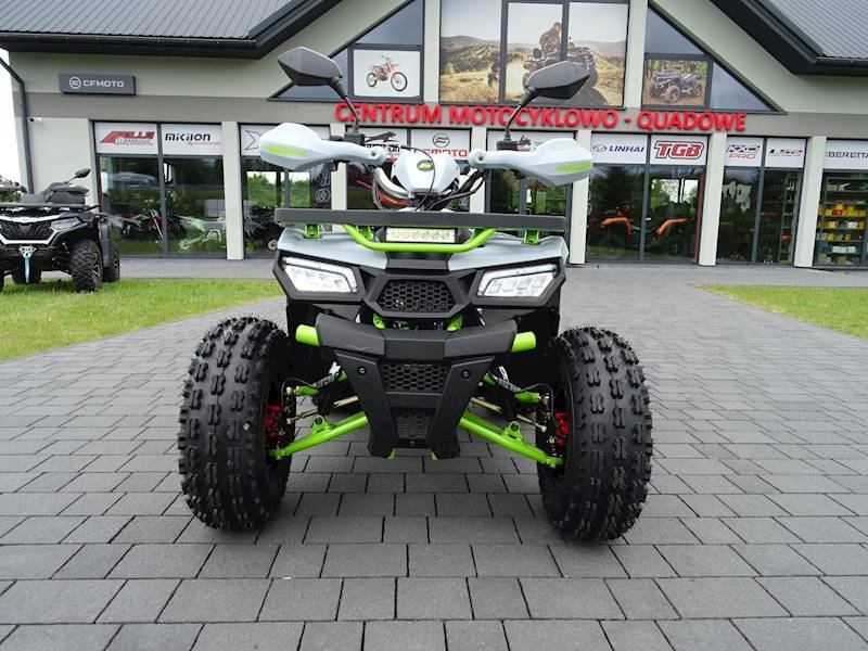 QUAD ASIX HUNTER 125 8 1+1 SZARO-LIMONKOWY • QUAD ASIX HUNTER 125CC 8" 1+1 • Kolor: Szaro/limonkowy
