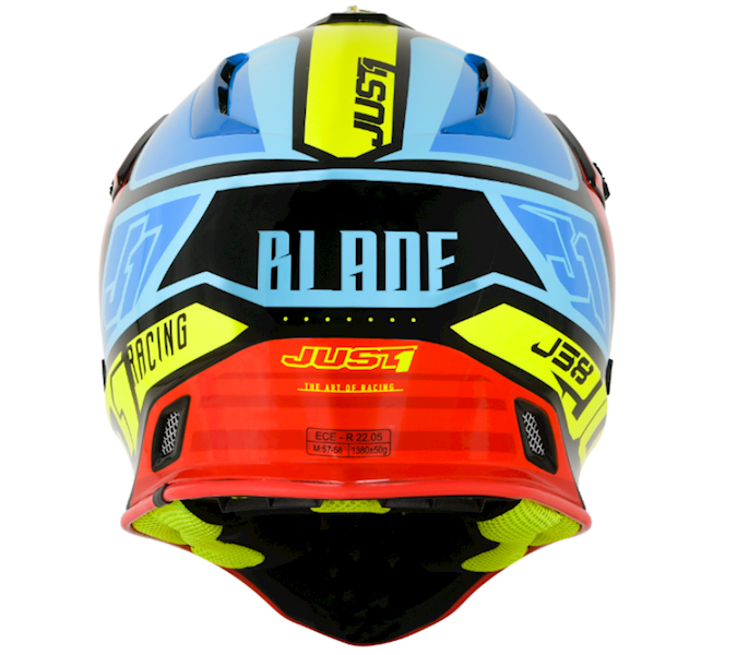 KASK JUST1 J38 BLADE RED-BLUE-YELLOW-BLACK XL • KASK JUST1 J38 BLADE  RED-BLUE-YELLOW-BLACK • Rozmiar: XL