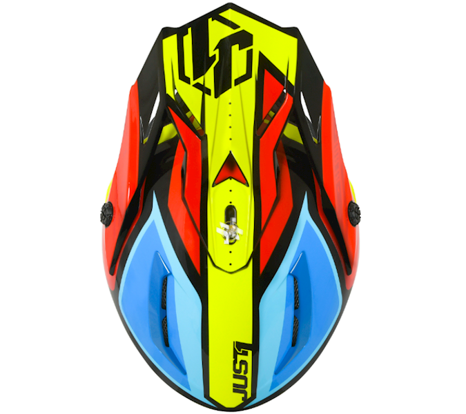 KASK JUST1 J38 BLADE RED-BLUE-YELLOW-BLACK XL • KASK JUST1 J38 BLADE  RED-BLUE-YELLOW-BLACK • Rozmiar: XL