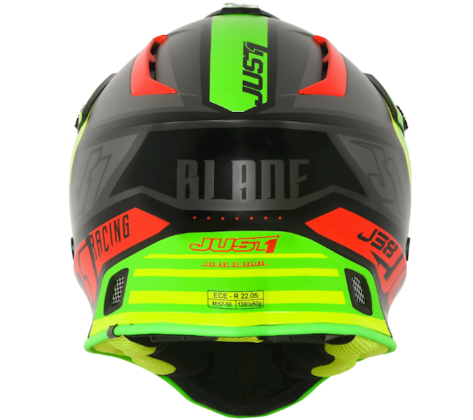 KASK JUST1 J38 BLADE RED-LIME-BLACK XL • KASK JUST1 J38 BLADE RED-LIME-BLACK • Rozmiar: XL