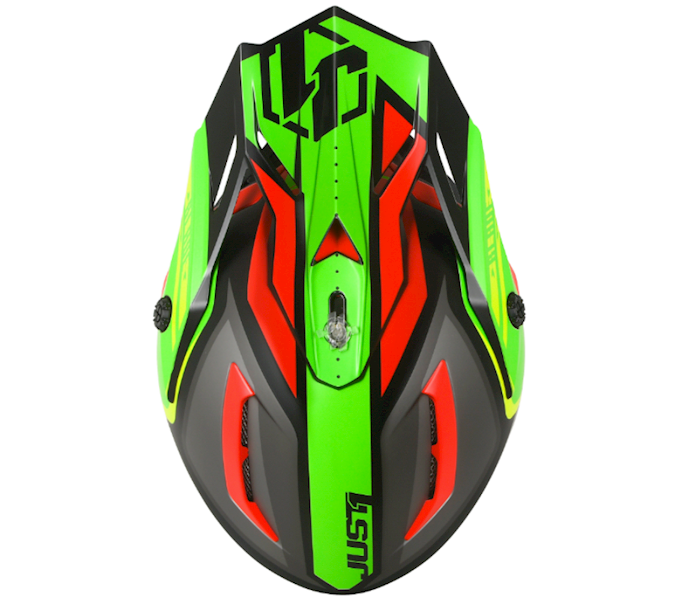 KASK JUST1 J38 BLADE RED-LIME-BLACK L  • KASK JUST1 J38 BLADE RED-LIME-BLACK • Rozmiar: L