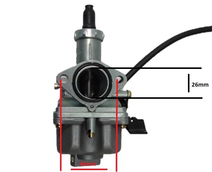 GAŹNIK KF PZ26 CROSS 125CC SSANIE RĘCZNE 